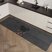 厨房硅藻泥地垫防滑防油防水防脏可擦免清洗脚垫，吸水专业1型地毯