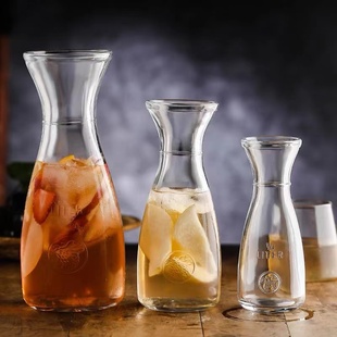 土耳其进口帕莎帕奇水果茶杯，冷水壶玻璃瓶子，饮柠檬茶杯水果茶壶