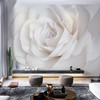 3D美式手绘粉色牡丹花朵壁纸网红客厅电视背景墙壁画无缝墙纸