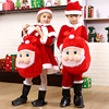 高品质儿童圣诞服女童圣诞节演出服装成人圣诞老人衣服套装