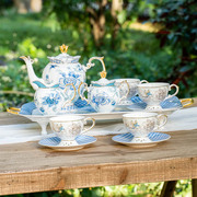 英式陶瓷咖啡杯具套装高档精致下午茶，茶具欧式高颜值乔迁送礼礼盒