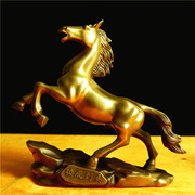 铜马摆件风水招财马到成功纯铜家居客厅办公室，装饰工艺品大号唐马