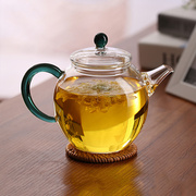 高档玻璃茶壶中式纯手工耐热过滤煮泡茶壶一人用小茶壶单壶茶具