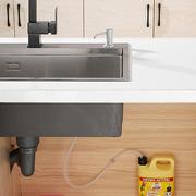 全铜黑色皂液器厨房，水槽用延长管压取器洗洁精，瓶子加长洗涤剂按压