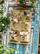 掬涵园艺工具包收纳袋，加厚帆布挂袋壁挂多功能，杂物置物挂兜储物袋