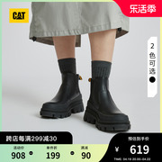 cat卡特春夏男女同，款户外休闲时尚牛皮，防滑工装靴马丁靴