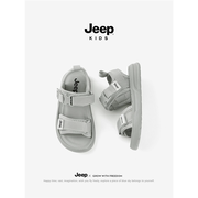 jeep男童凉鞋夏款夏季2024中大童软底防滑男孩，儿童运动沙滩鞋