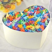 手工成品千纸鹤，做好的折纸材料创意许愿浪漫生日礼物，送男女友