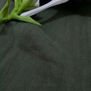 石磨砂洗做旧军绿色亚麻面料夏季衬衫袍子连衣裙服装裤子麻布布料