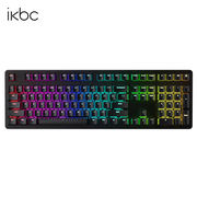 ikbcRGB键盘机械键盘rgb游戏键盘外设电竞cherry轴樱桃键盘87键pb