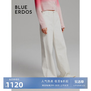 BLUE ERDOS秋冬宽松纯棉拖地裤女直筒牛仔裤B236M3021
