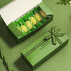 绿豆糕包装盒中秋月饼礼盒空盒，绿色冰糕玛德琳蛋黄，酥曲奇饼干盒子