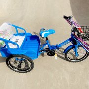 儿童脚踏车三轮车29岁可带人大号，男女幼童13周岁，带斗折叠自行车