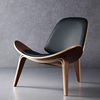 2024北欧客厅休闲网红椅子创意简约现代设计师单人沙发椅飞机