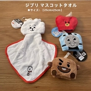 可爱团团 出口日本外贸原单儿童擦手毛巾 挂式 超细纤维吸水毛巾