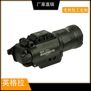 XH35战术LED手电筒强光爆闪下挂20mm导轨户外照明1000流明SF刻字