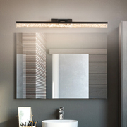 铝材浴室柜气泡镜前灯led卫生间，免打孔北欧简约镜柜专用镜子壁灯
