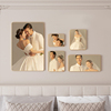 定制婚纱照相框挂墙全家福照片，组合制作结婚照打印水晶大相片冲印