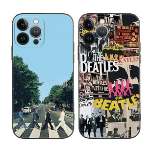 经典甲壳虫披头士乐队The Beatles列侬周边适用于iPhone15 ProMax/14 plus苹果13Pro手机壳12/11防摔保护壳套