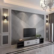 欧式客厅简约几何灰色北欧壁画，家用大f气3d墙纸电视背景墙壁纸墙