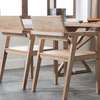 梵辰现代简约实木餐桌椅组合长方形做旧民宿家用饭店餐厅成套桌椅