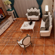 处理工程地板砖瓷砖600x600仿古砖，客厅卧室防滑耐磨地砖磁砖