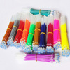 12色彩色笔芯中性笔芯，荧光笔笔芯闪光笔芯学生儿童，书写绘图画画笔