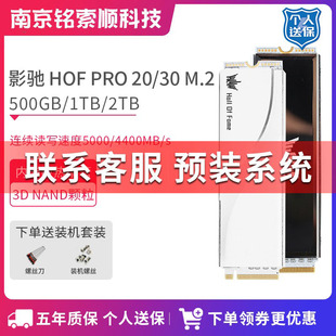影驰 HOF PCIe 4.0 电脑台式固态硬盘SSD支持笔记本/PS5/个人送保