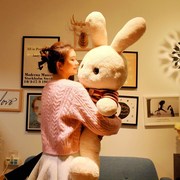 超大号兔子毛绒玩具超软公仔抱枕可爱玩偶，布娃娃床上睡觉女孩礼物