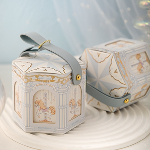 糖盒结婚喜糖盒高级感喜糖盒子空盒婚礼专用网红欧式个性礼盒