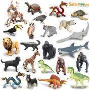 捡漏改行Safari仿真动物模型考拉树袋熊恐龙乌龟狮子早教玩具