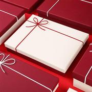 酒红色礼盒空盒睡衣围巾盒空盒子，连衣裙包装礼盒纯色定制logo