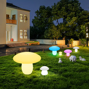 led太阳能户外蘑菇灯氛围装饰别墅，阳台花园景观灯庭院防水草坪灯