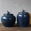 陶瓷米缸米桶防潮防虫密封20斤30斤家用带盖腌菜杂储物罐