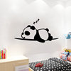 熊猫可爱卡通贴纸3d立体墙贴画亚克力创意卧室床头墙面装饰品贴画
