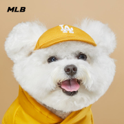 mlb宠物帽子nyla棒球帽，复古小logo鸭舌帽，时尚冬季pec1