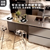 北京304不锈钢橱柜台面，定制厨房台面更换家用整体，灶台柜面板
