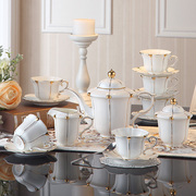 创意陶瓷杯子大容量个性咖啡杯控简约水杯茶杯欧式骨瓷咖啡杯送勺