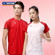 victor胜利羽毛球，服男女丹麦国家队大赛，服t-40000td+41000td