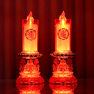 电蜡烛蜡烛灯供灯财神灯香烛灯佛灯长明灯结婚灯家用佛龛土地仙家