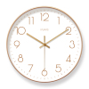 易普拉6518挂钟客厅钟表数字时钟挂表现代准时卧室静音扫秒石英钟