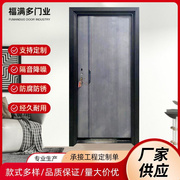 全铝铝合金平开门厨房厕所门室内房门室外进户门整体铝板