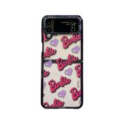 CASETi联名Barbie芭比贴纸适用于三星zflip4手机壳折叠屏Galaxy zflip3手机套f7100超薄保护壳全包Z Flip5