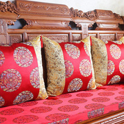 红木沙发坐垫中国风罗汉床，老式沙发垫子，加厚三人位防滑五件套定制