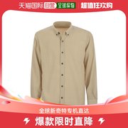香港直邮Peserico 男士细条纹天鹅绒衬衫