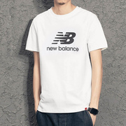 New Balance短袖男士体恤2024夏季nb纯棉宽松男运动t恤