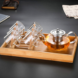 耐高温玻璃不锈钢过滤泡，茶壶家用防爆茶壶加厚花，茶壶功夫茶具套装