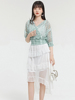 奥特莱斯品牌折扣女装，夏季纯色小吊带+蝙蝠，袖雪纺衫两件套装
