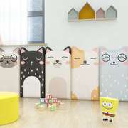 幼儿园室内卡通造型猫咪软体，墙贴儿童防撞软包装饰墙贴背景墙垫