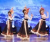 藏族舞蹈演出服装儿童藏服表演服帽子少数民族舞头饰女半身裙